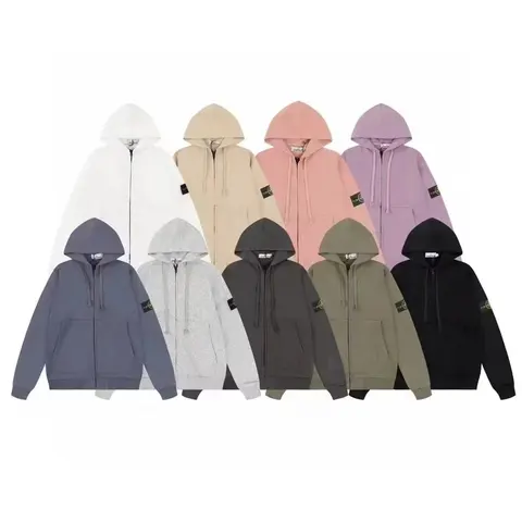 Stone Island Zip-Up Hoodies Collection