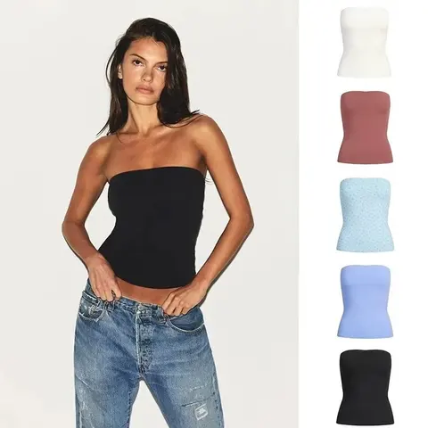 Strapless Bandeau Top