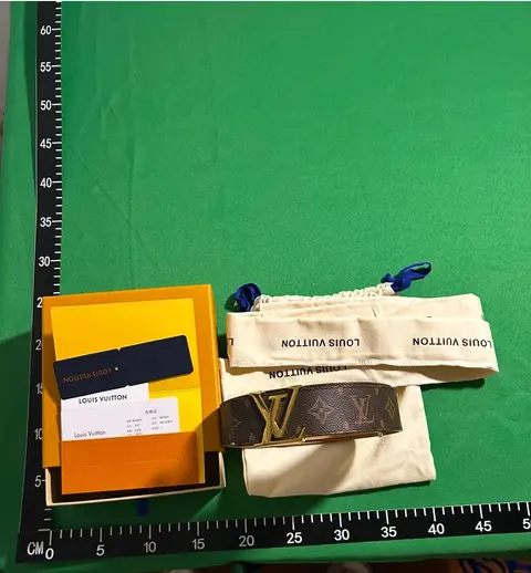 Louis Vuitton Monogram Belt with Original Box and Dust Bag