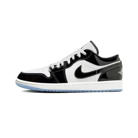 Jordan 1 Low Black and White Mirror Image