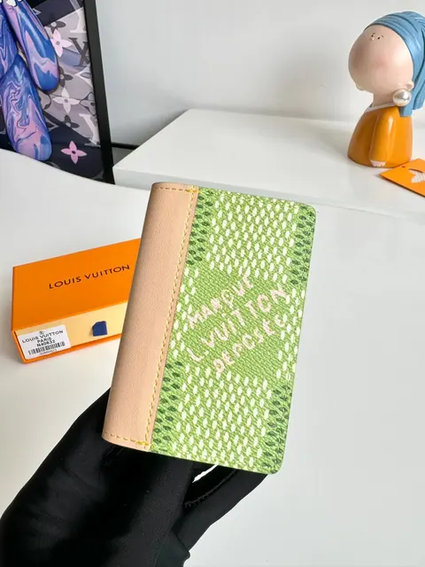 Louis Vuitton Green Monogram Canvas Wallet