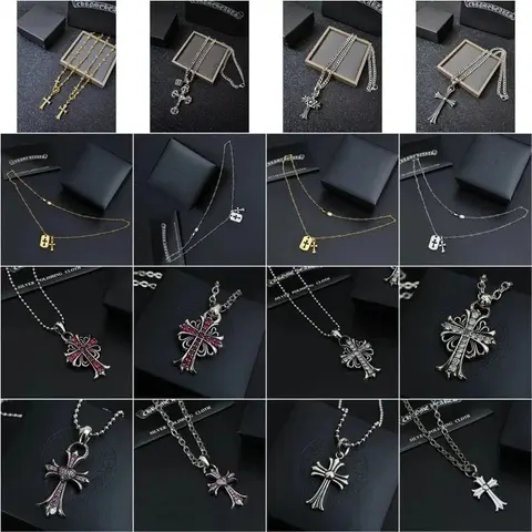 Chrome Hearts Cross Pendant Necklaces Collection