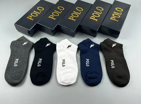 Polo Ralph Lauren Low Cut Socks 5-Pack