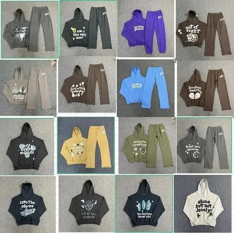 Graphic Hoodie and Pant Sets Collection