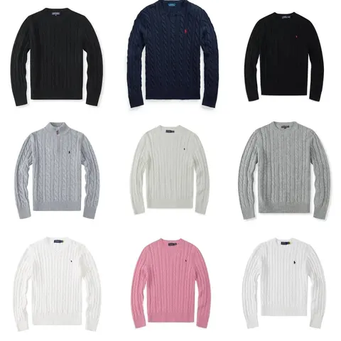 Ralph Lauren Cable Knit Sweaters Collection