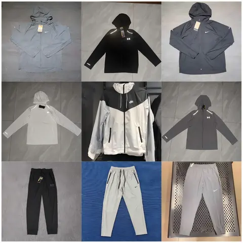 Nike and Under Armour Athletic Hoodies and Joggers Collection