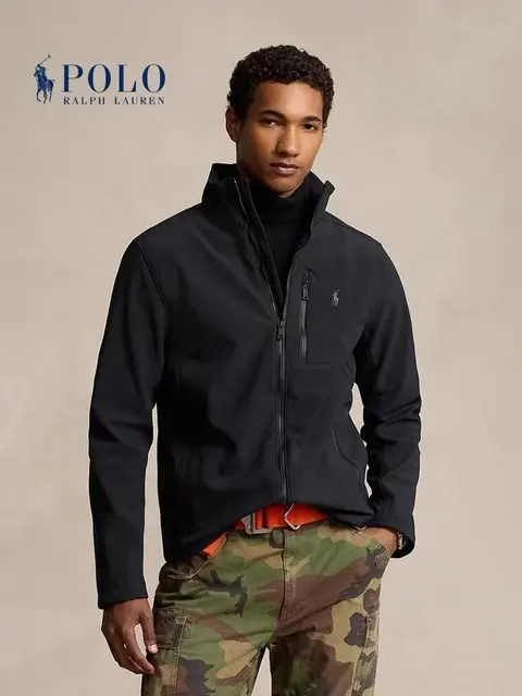 Polo Ralph Lauren Men's Black Soft Shell Jacket