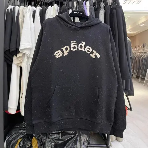 Spöder Black Hoodie