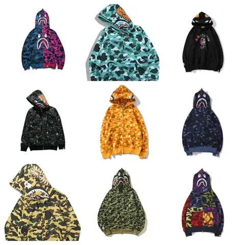 BAPE Shark Hoodie Collection