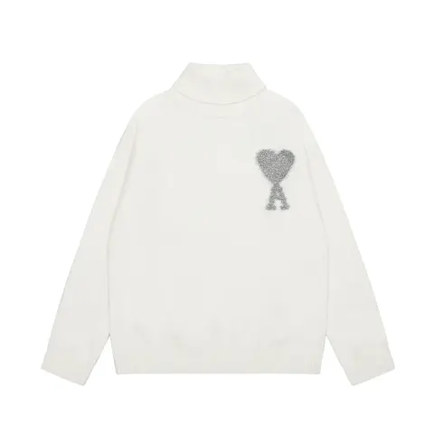Ami de Coeur White Turtleneck Sweater