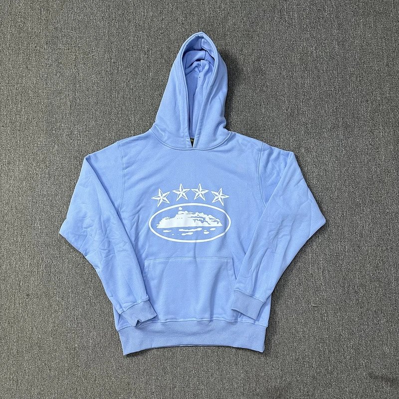 917款 浅蓝色帽衫