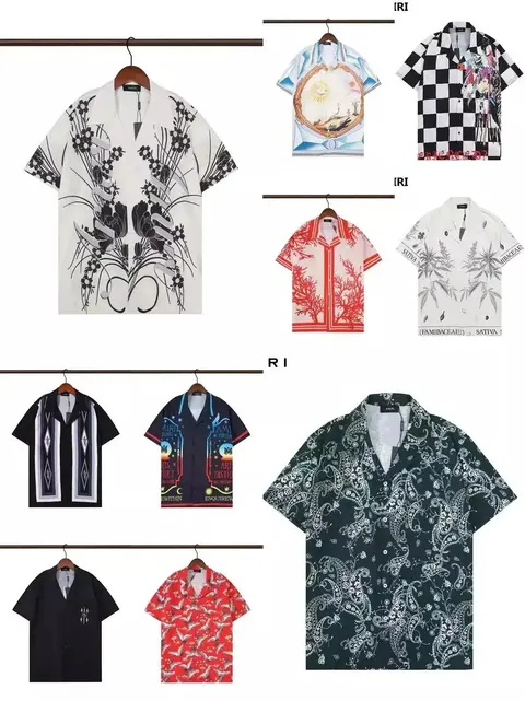 A Bathing Ape (AAPE) x IRI Collection Men's Printed Short Sleeve Shirts