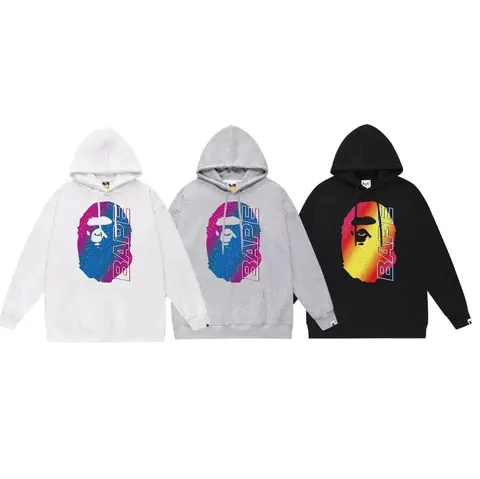 BAPE Gradient Ape Head Hoodie Collection
