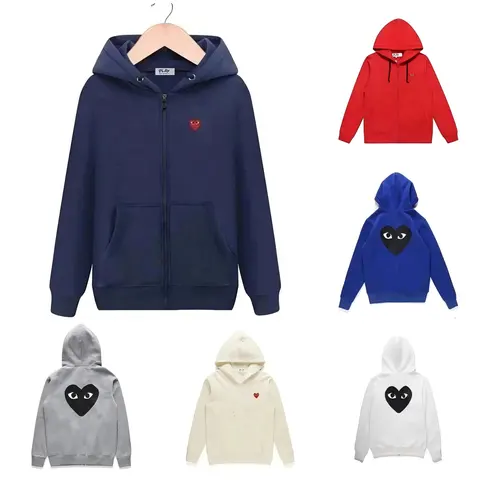 Comme des Garçons PLAY Heart Logo Zip Hoodie