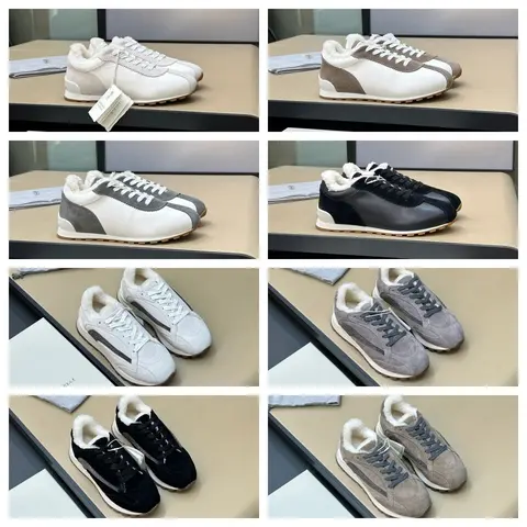 Fendi Shearling-Lined Sneakers Collection