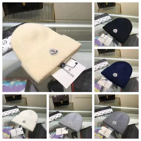 Moncler Knit Beanie Hat Collection