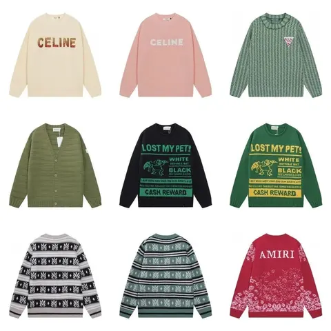 Celine and Amiri Knitwear Collection