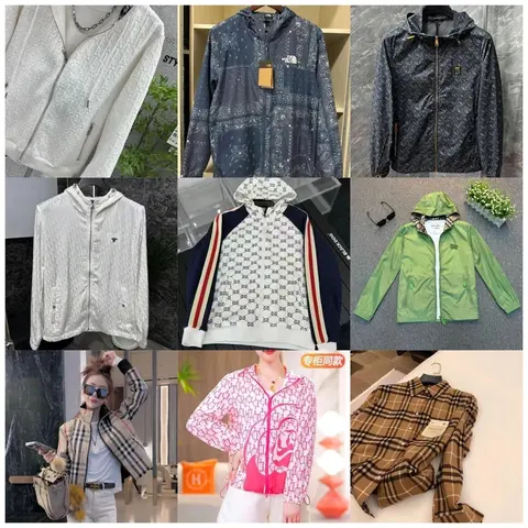 Fashion Outerwear Collection Featuring Brand-Style Jackets and Hoodies