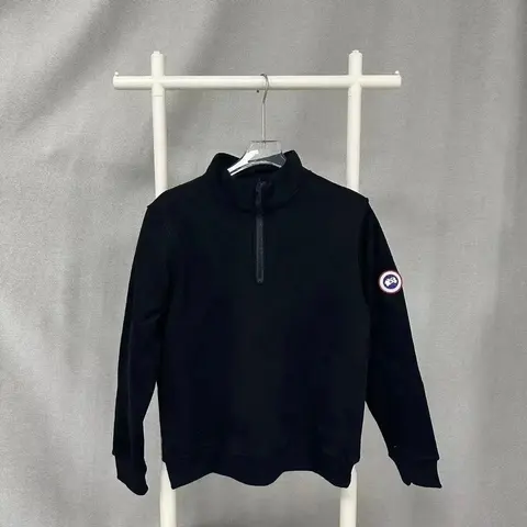 Canada Goose Black Half-Zip Sweater