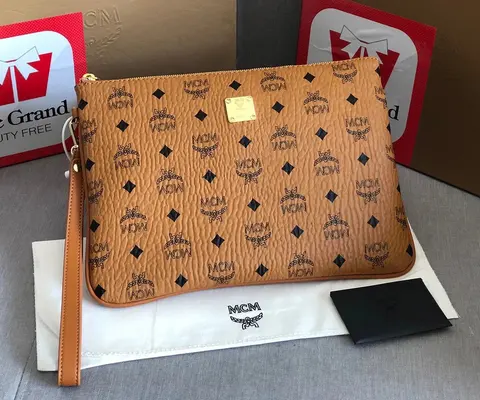 MCM Visetos Clutch Bag