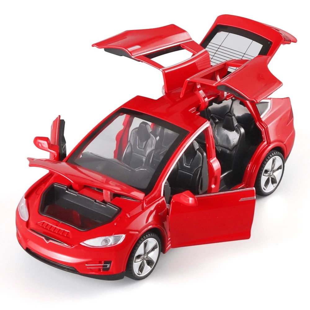 wb636-特斯modelX-盒-红