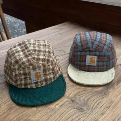 Carhartt Plaid Five-Panel Caps