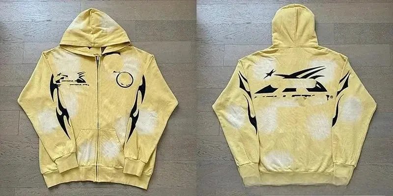 2018黄色拉链外套