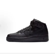 Black mid-top