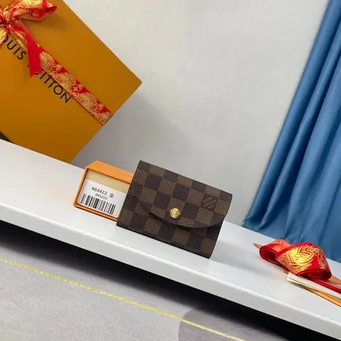 Louis Vuitton Brazza Wallet in Damier Ebene