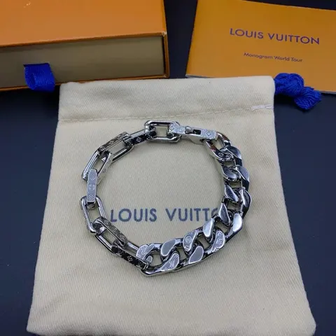 Louis Vuitton Monogram World Tour Chain Bracelet