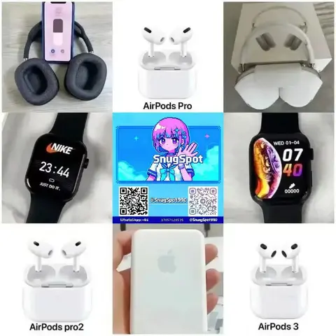 Apple AirPods Pro, AirPods Pro 2, AirPods 3, Apple Watch, and Headphones Collection