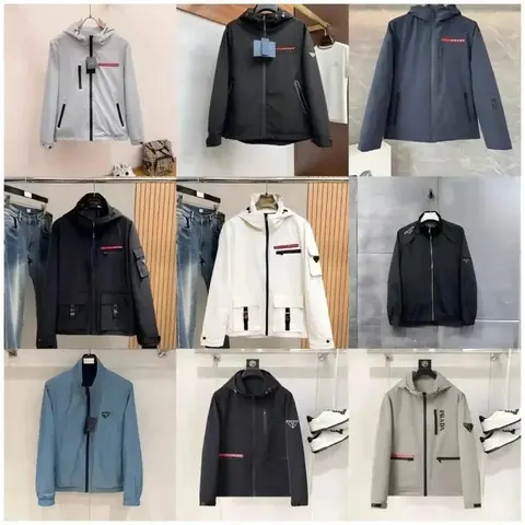 Prada Linea Rossa Collection Hooded Jackets