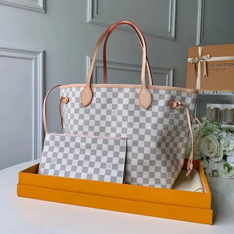 Louis Vuitton Neverfull GM Damier Azur Tote Bag