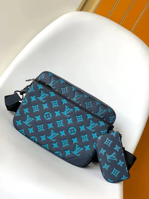 Louis Vuitton Monogram Eclipse Crossbody Bag with Pouch