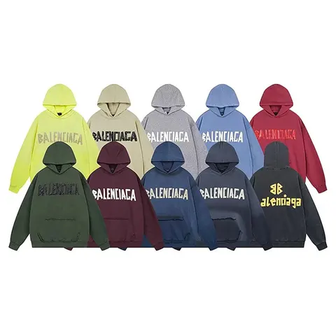 Balenciaga Logo Hoodies Collection
