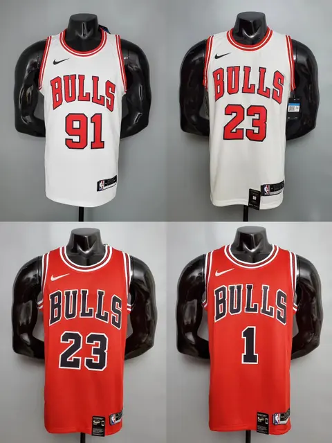 Chicago Bulls Nike NBA jerseys collection