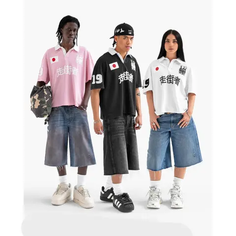 走街者 Oversized Polo Shirt Collection