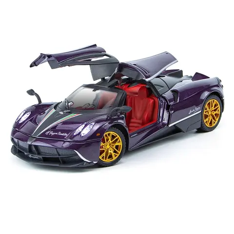Pagani Huayra Roadster Purple Diecast Model Car