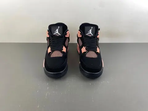 Air Jordan 4 Black Pink Sneakers