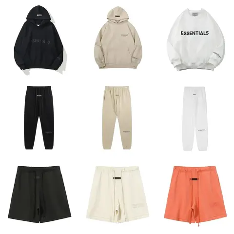 Essentials Hoodies, Sweatpants, and Shorts Collection