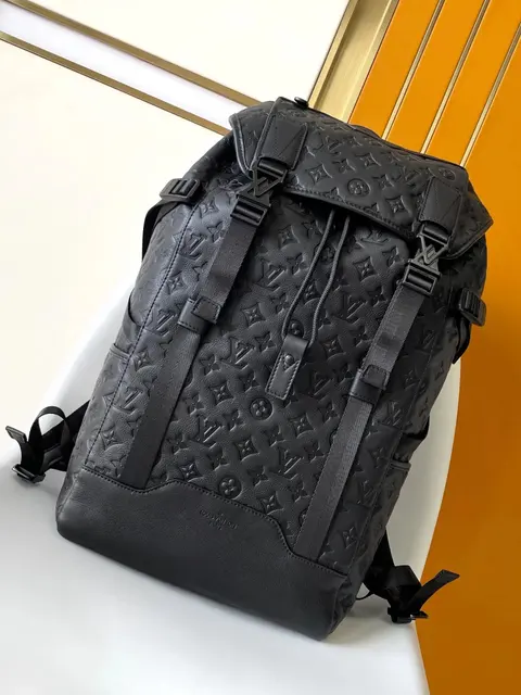 Louis Vuitton Black Monogram Empreinte Backpack
