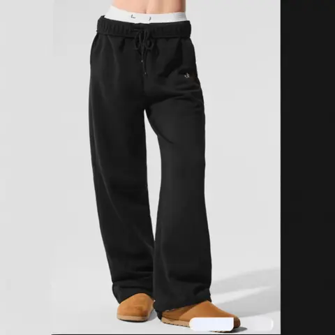 Streetwear Loose-Fit Drawstring Sweatpants - High-Waisted Casual Tapered Pants for Men and Women