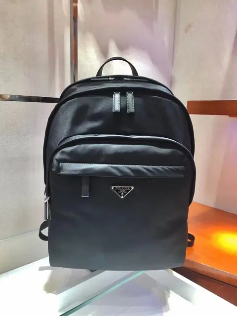 Prada Black Nylon Backpack