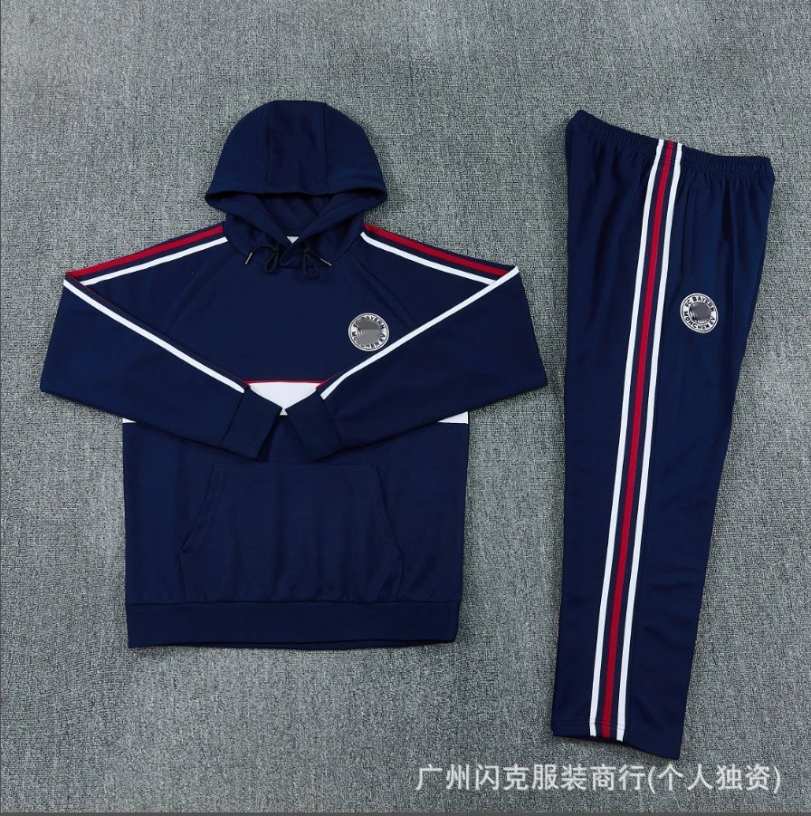 26拜R宝蓝卫衣套装