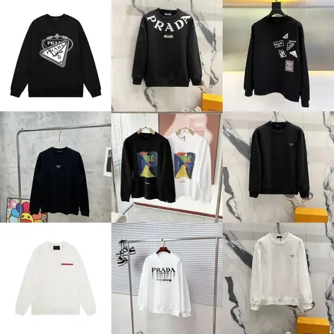 Prada Logo Sweatshirts Collection