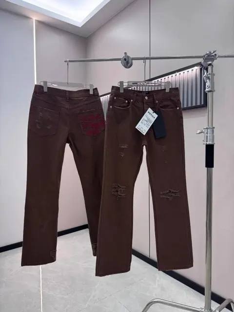 Rag & Bone Brown Distressed Jeans