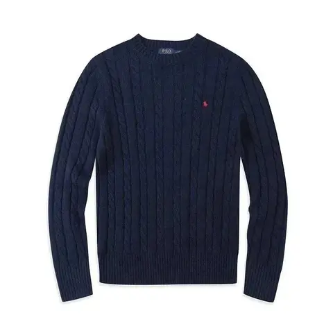 Polo Ralph Lauren Navy Cable Knit Sweater