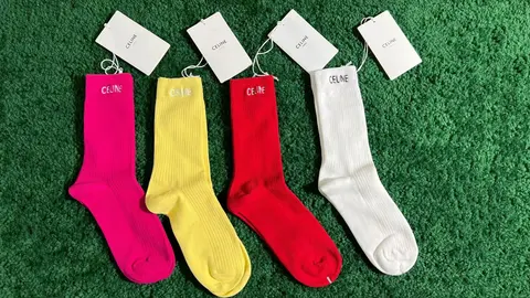 Cel 4-Color Assorted Socks