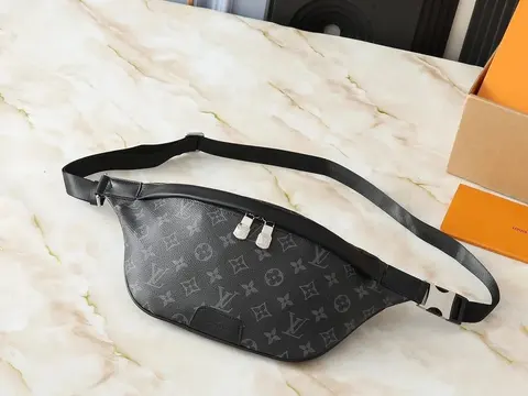 Louis Vuitton Monogram Black Waist Bag