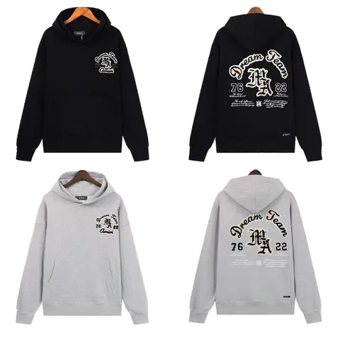 Dream Team Amini Hoodie - Black and Gray